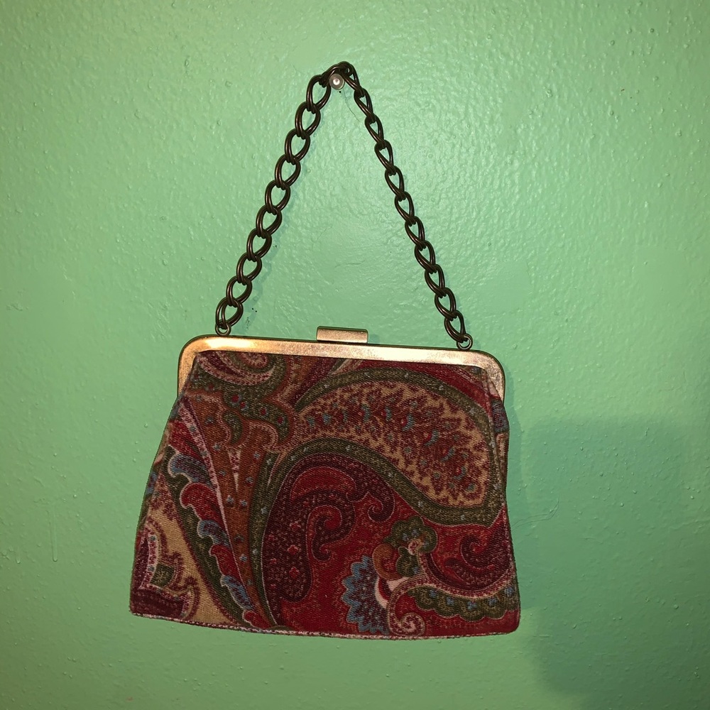 Vintage Amanda Smith Purse with Floral Print